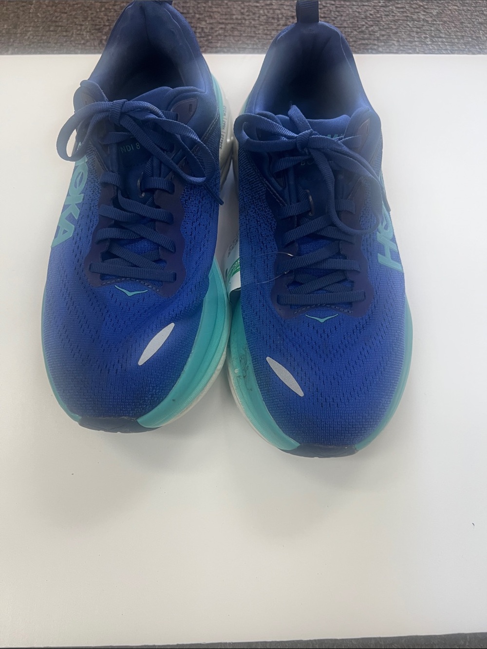 Hoka Blue with Teal Accent Running Shoes